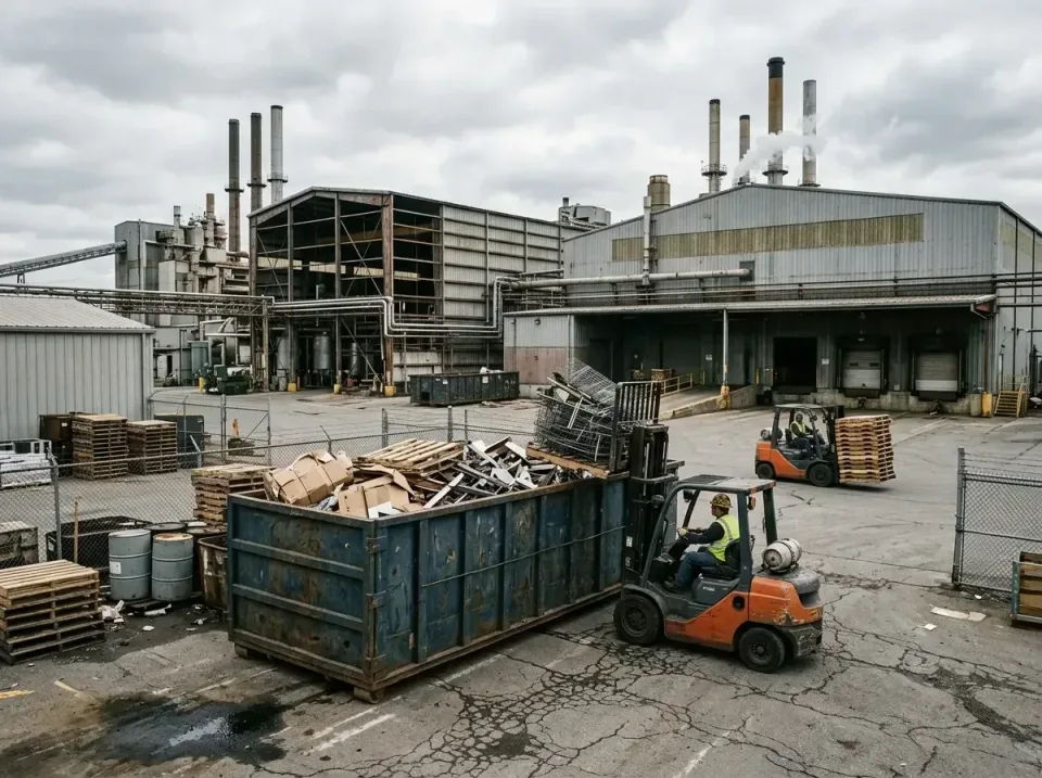 industrial-factory-scrap-conta-003 — frequently asked questions, Cheap Roll-off Dumpster Rentals in Le Roy, IL